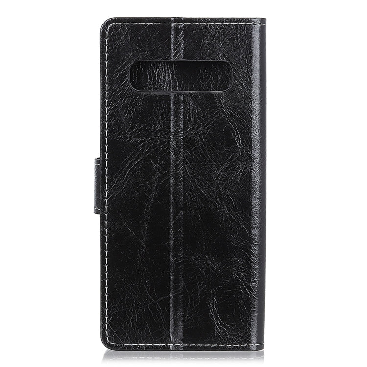 Retro Crazy Horse Texture Horizontal Flip Leather Case for Samsung Galaxy S10, with Holder & Card Slots & Photo Frame
