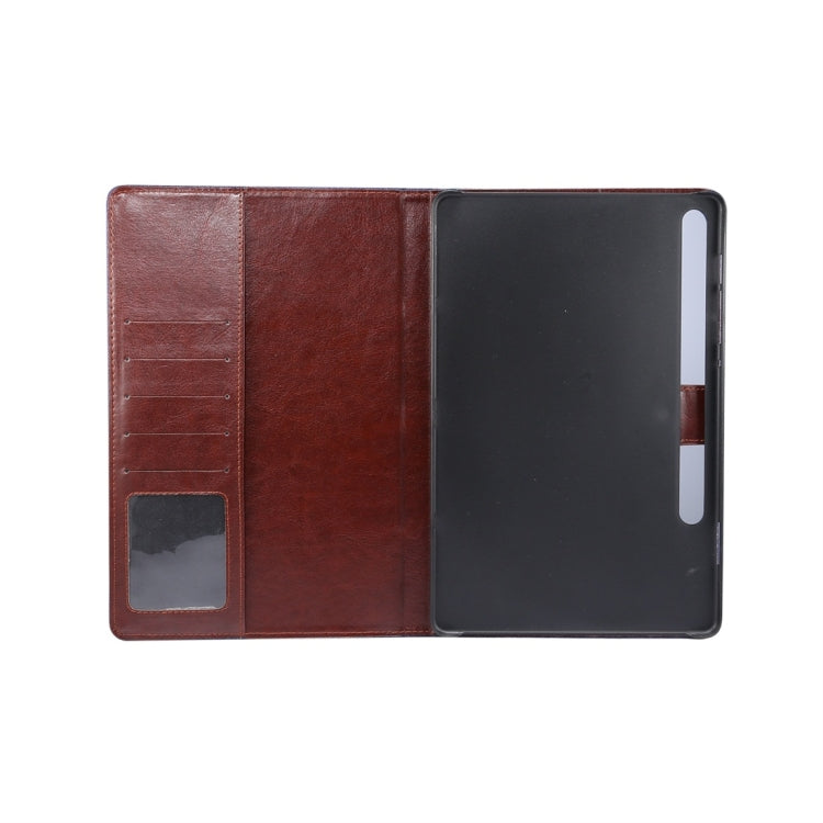 For Galaxy Tab S6 10.5 T860 Dibase Flower Pattern Cloth Surface Horizontal Flip PC + PU Leather Case with Holder & Card Slots & Sleep / Wake-up Function (White)