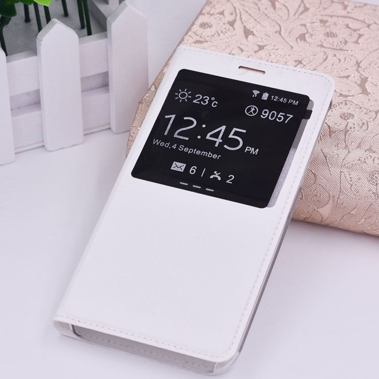 For Galaxy J3 (2017) (EU Version) PU+PC Horizontal Flip Leather Case with Call Display ID