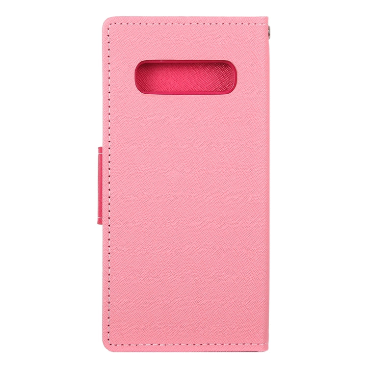 GOOSPERY FANCY DIARY Horizontal Flip PU Leather Case for Galaxy S10, with Holder & Card Slots & Wallet