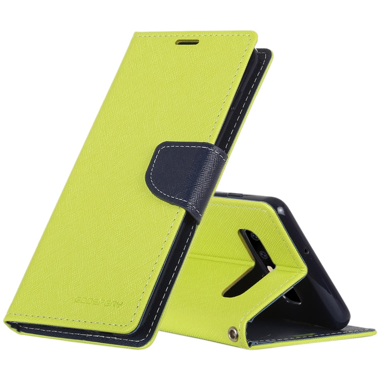 GOOSPERY FANCY DIARY Horizontal Flip PU Leather Case for Galaxy S10, with Holder & Card Slots & Wallet
