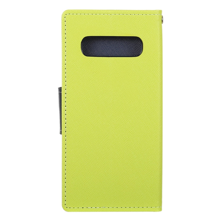 GOOSPERY FANCY DIARY Horizontal Flip PU Leather Case for Galaxy S10, with Holder & Card Slots & Wallet