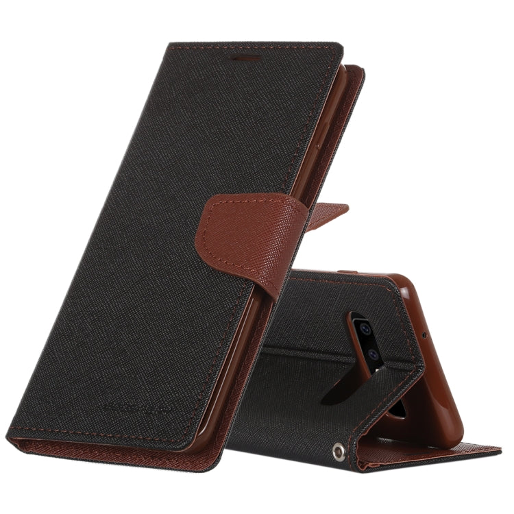 GOOSPERY FANCY DIARY Horizontal Flip PU Leather Case for Galaxy S10, with Holder & Card Slots & Wallet