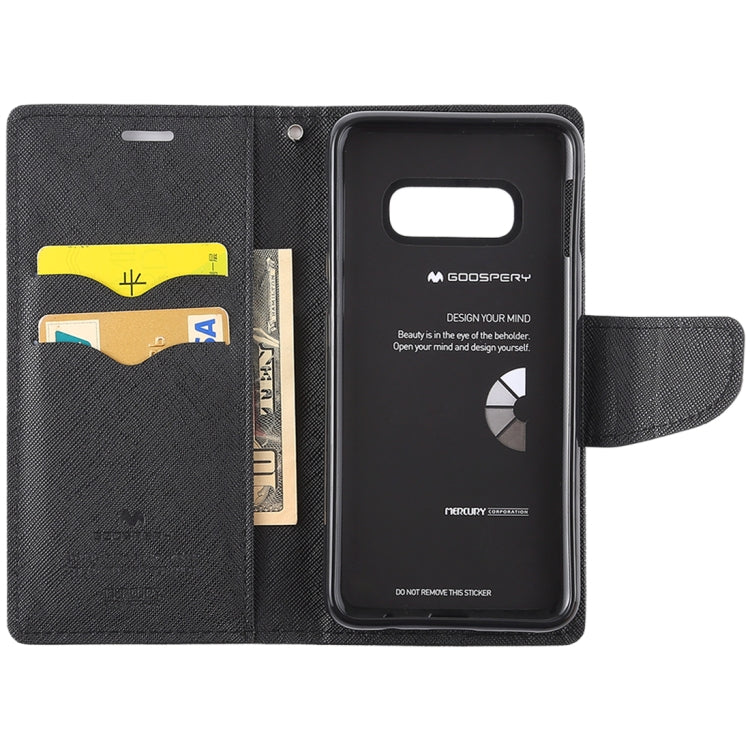 GOOSPERY FANCY DIARY Horizontal Flip PU Leather Case for Galaxy S10e, with Holder & Card Slots & Wallet