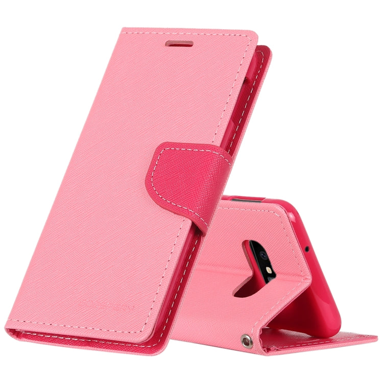 GOOSPERY FANCY DIARY Horizontal Flip PU Leather Case for Galaxy S10e, with Holder & Card Slots & Wallet