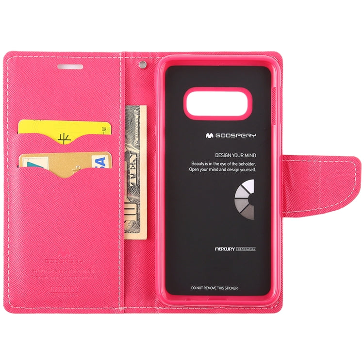 GOOSPERY FANCY DIARY Horizontal Flip PU Leather Case for Galaxy S10e, with Holder & Card Slots & Wallet