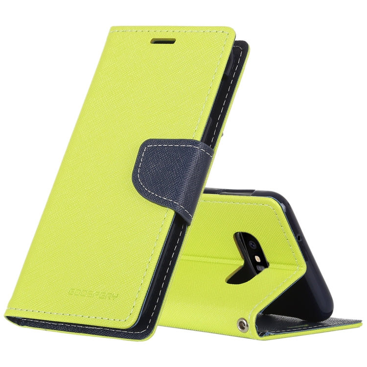 GOOSPERY FANCY DIARY Horizontal Flip PU Leather Case for Galaxy S10e, with Holder & Card Slots & Wallet