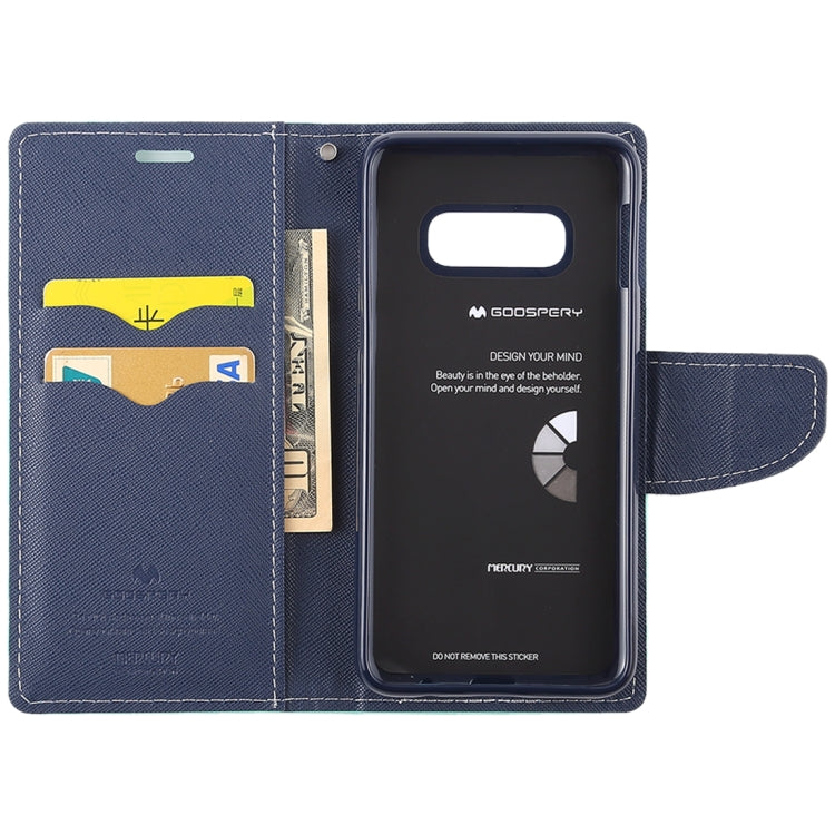 GOOSPERY FANCY DIARY Horizontal Flip PU Leather Case for Galaxy S10e, with Holder & Card Slots & Wallet