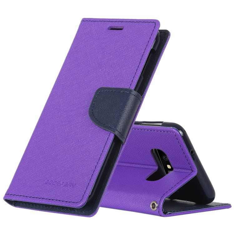 GOOSPERY FANCY DIARY Horizontal Flip PU Leather Case for Galaxy S10e, with Holder & Card Slots & Wallet