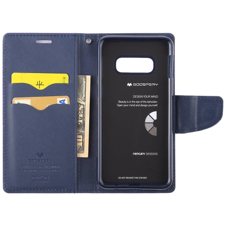 GOOSPERY FANCY DIARY Horizontal Flip PU Leather Case for Galaxy S10e, with Holder & Card Slots & Wallet