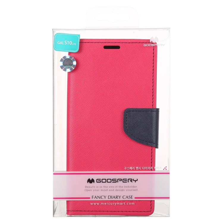 GOOSPERY FANCY DIARY Horizontal Flip PU Leather Case for Galaxy S10e, with Holder & Card Slots & Wallet