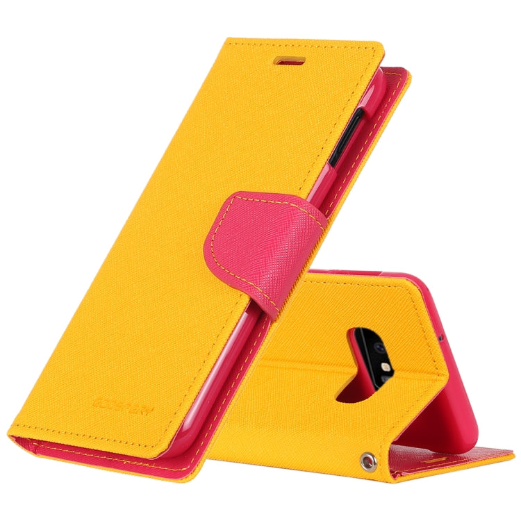 GOOSPERY FANCY DIARY Horizontal Flip PU Leather Case for Galaxy S10e, with Holder & Card Slots & Wallet