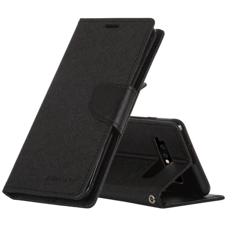 GOOSPERY FANCY DIARY Horizontal Flip PU Leather Case for Galaxy S10 Plus, with Holder & Card Slots & Wallet