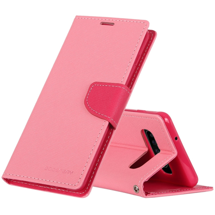 GOOSPERY FANCY DIARY Horizontal Flip PU Leather Case for Galaxy S10 Plus, with Holder & Card Slots & Wallet