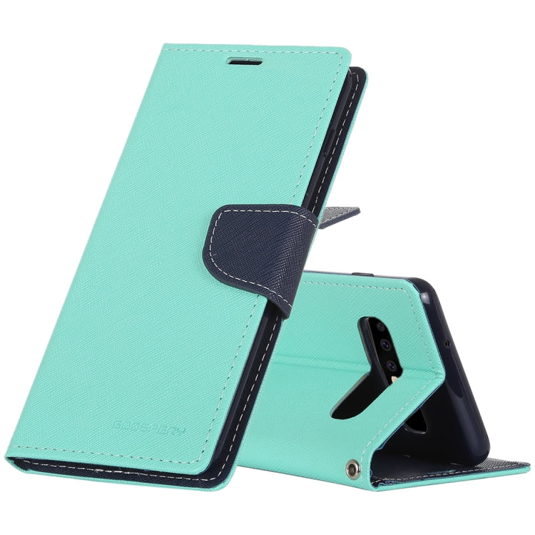 GOOSPERY FANCY DIARY Horizontal Flip PU Leather Case for Galaxy S10 Plus, with Holder & Card Slots & Wallet