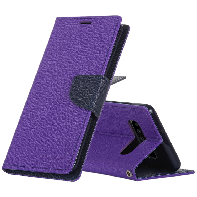 GOOSPERY FANCY DIARY Horizontal Flip PU Leather Case for Galaxy S10 Plus, with Holder & Card Slots & Wallet
