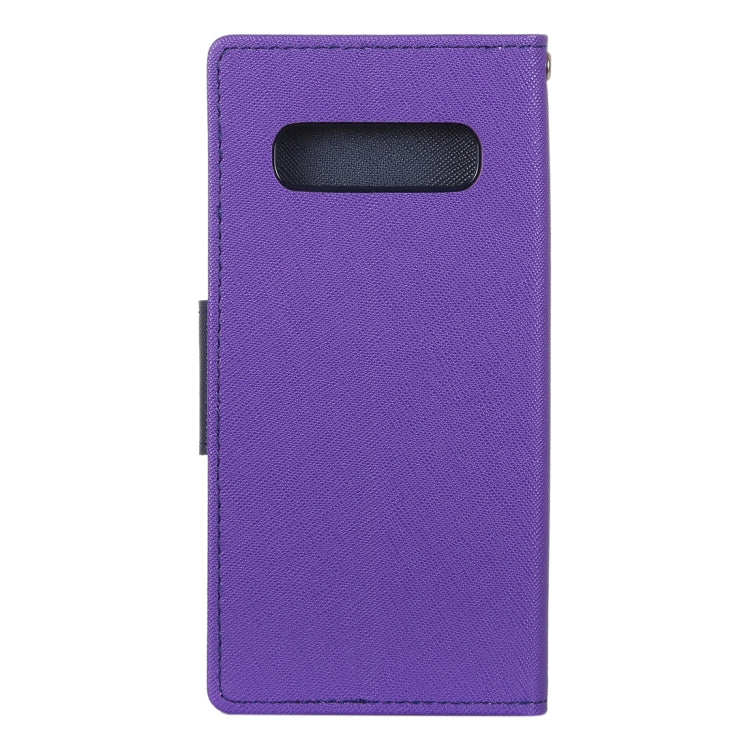 GOOSPERY FANCY DIARY Horizontal Flip PU Leather Case for Galaxy S10 Plus, with Holder & Card Slots & Wallet