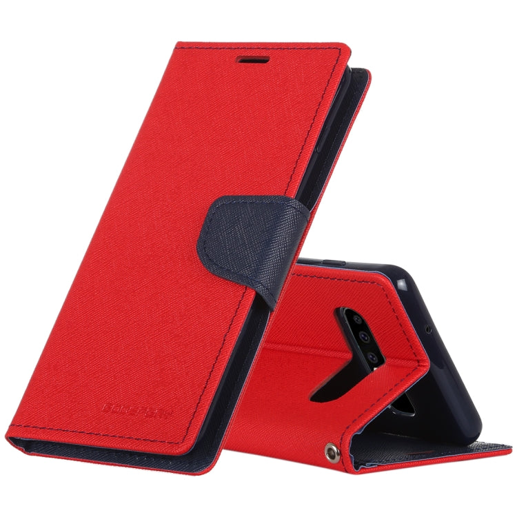 GOOSPERY FANCY DIARY Horizontal Flip PU Leather Case for Galaxy S10 Plus, with Holder & Card Slots & Wallet