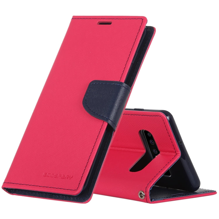 GOOSPERY FANCY DIARY Horizontal Flip PU Leather Case for Galaxy S10 Plus, with Holder & Card Slots & Wallet