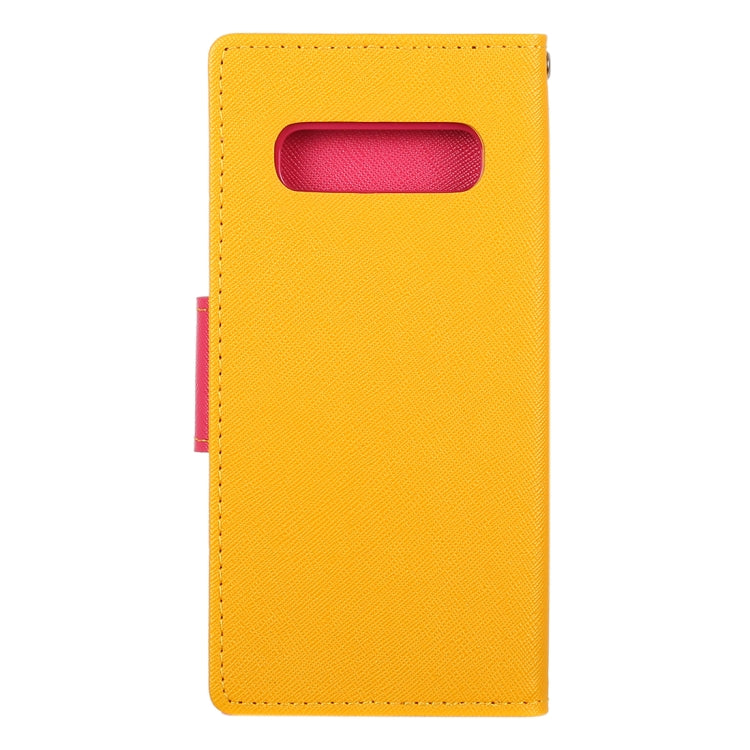 GOOSPERY FANCY DIARY Horizontal Flip PU Leather Case for Galaxy S10 Plus, with Holder & Card Slots & Wallet