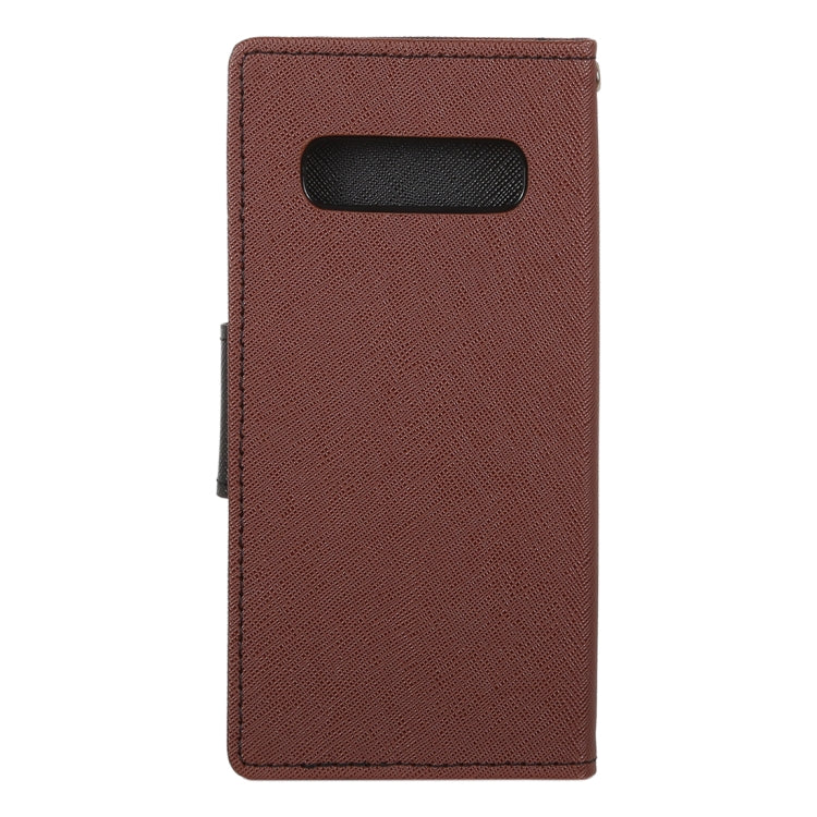GOOSPERY FANCY DIARY Horizontal Flip PU Leather Case for Galaxy S10 Plus, with Holder & Card Slots & Wallet