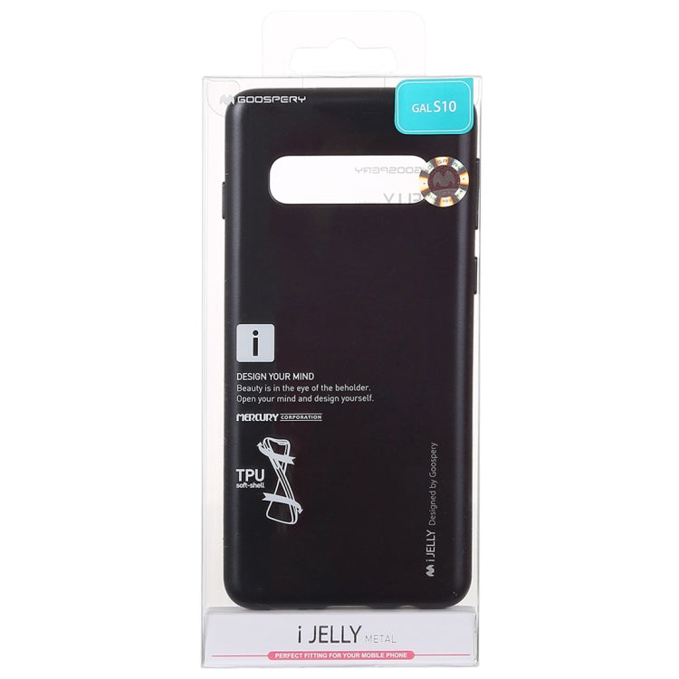 GOOSPERY I JELLY METAL TPU Case for Galaxy S10