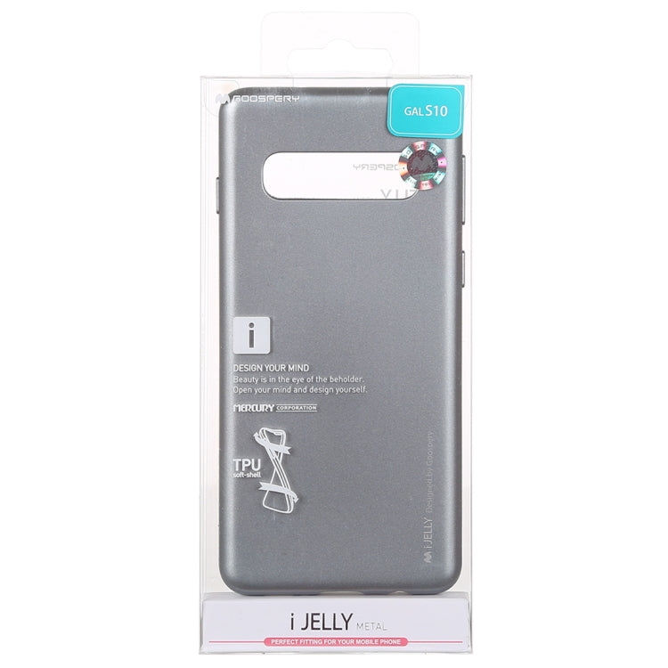 GOOSPERY I JELLY METAL TPU Case for Galaxy S10