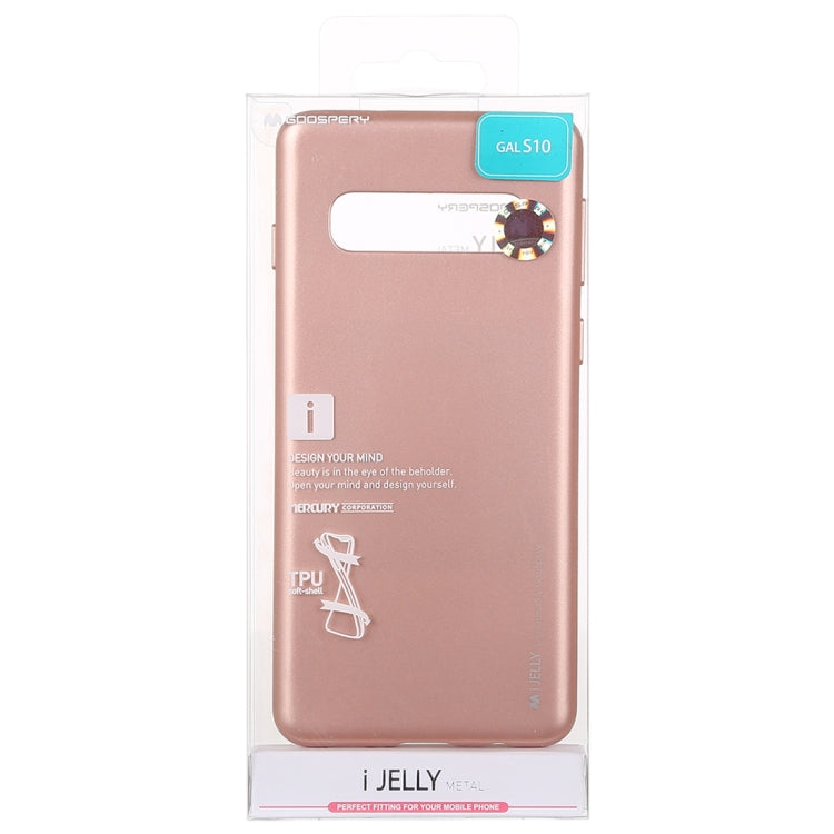 GOOSPERY I JELLY METAL TPU Case for Galaxy S10