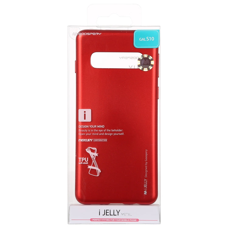 GOOSPERY I JELLY METAL TPU Case for Galaxy S10