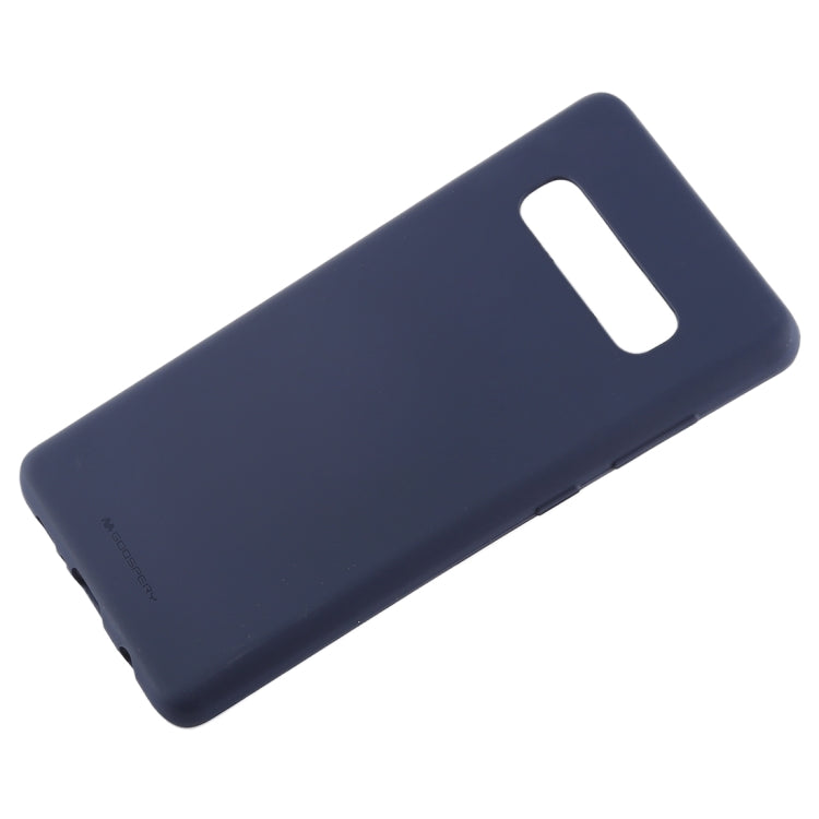 GOOSPERY SOFT FEELING Liquid TPU Drop-proof Soft Case for Galaxy S10+