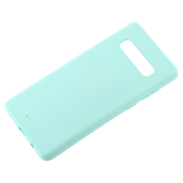 GOOSPERY SOFT FEELING Liquid TPU Drop-proof Soft Case for Galaxy S10+