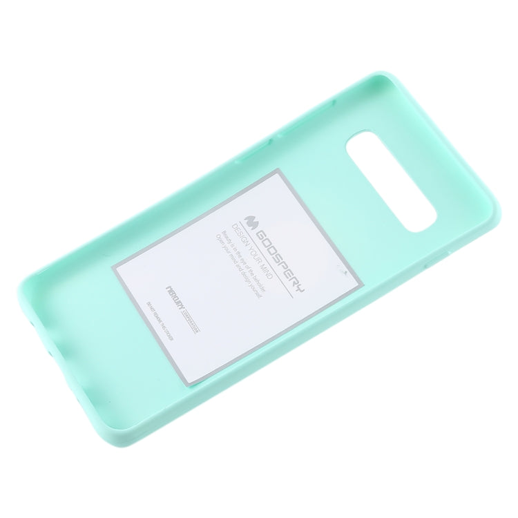 GOOSPERY SOFT FEELING Liquid TPU Drop-proof Soft Case for Galaxy S10+