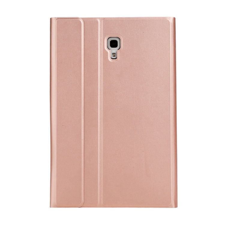 ST590S Bluetooth 3.0 Fine Wool Texture PU Leather ABS Detachable Seven-color Backlight Bluetooth Keyboard Leather Tablet Case for Samsung Galaxy Tab A 10.5 inch T590 / T595, with Pen Slot & Holder