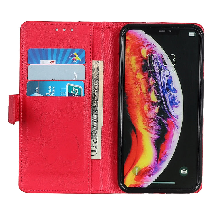Copper Buckle Retro Crazy Horse Texture Horizontal Flip Leather Case for Galaxy S10 5G, with Holder & Card Slots & Wallet