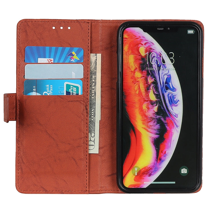 Copper Buckle Retro Crazy Horse Texture Horizontal Flip Leather Case for Galaxy S10 5G, with Holder & Card Slots & Wallet