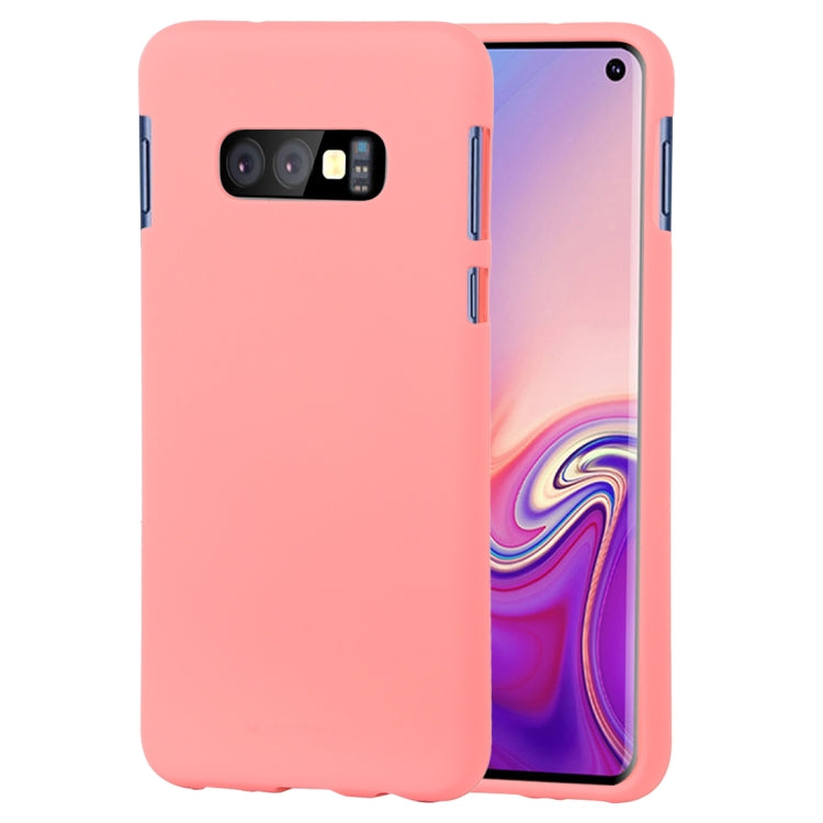 GOOSPERY SOFT FEELING Liquid TPU Drop-proof Soft Case for Galaxy S10e