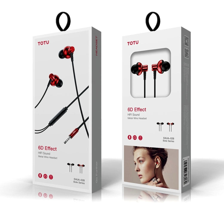 TOTUDESIGN EAUA-028 Bole Series Metal Wired Earphone