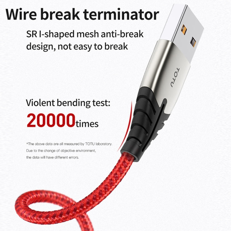 TOTUDESIGN BTA-029 Thunder Series Type-C / USB-C Automatic Adsorption Magnectic Charging Cable, Length: 1.2m
