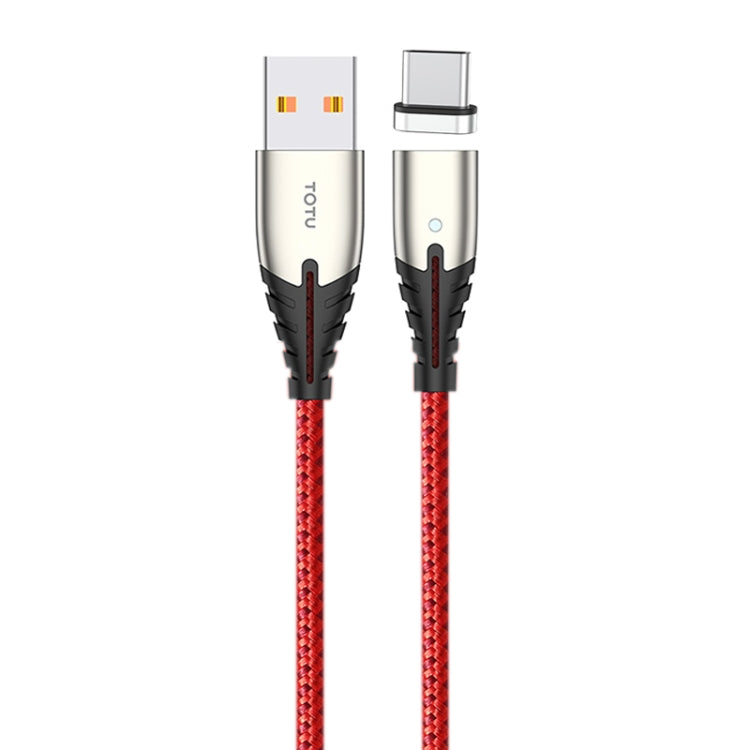TOTUDESIGN BTA-029 Thunder Series Type-C / USB-C Automatic Adsorption Magnectic Charging Cable, Length: 1.2m