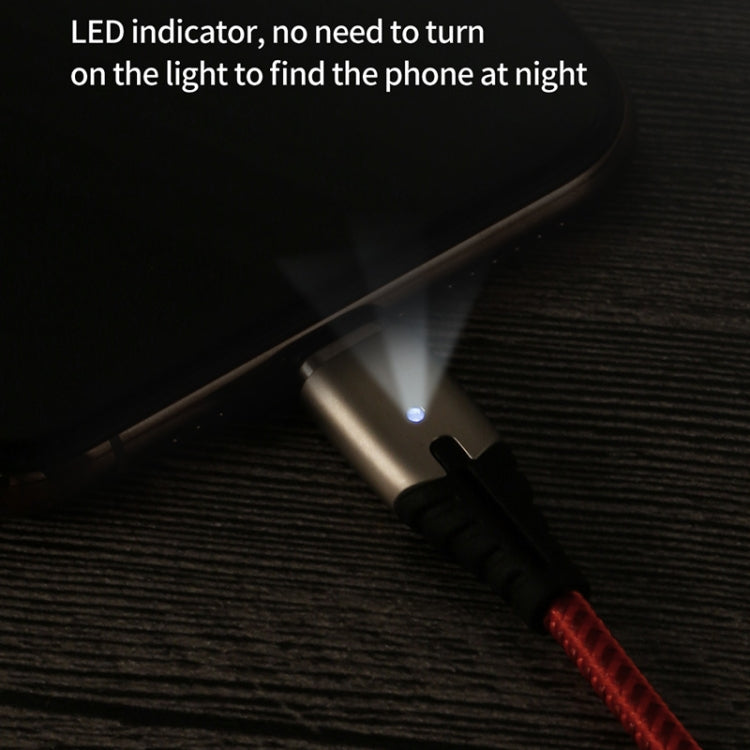 TOTUDESIGN BMA-027 Thunder Series Micro USB Automatic Adsorption Magnectic Charging Cable, Length: 1.2m (Red)