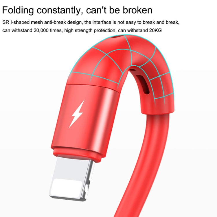 TOTUDESIGN BMA-026 Soft Series 2.4A Micro USB Silicone Charging Cable, Length: 1m