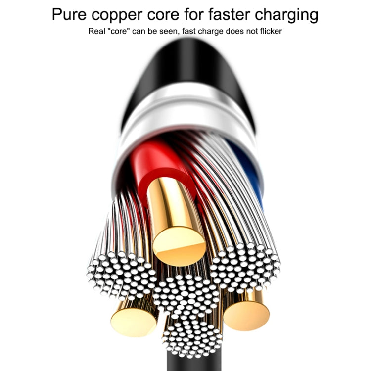 TOTUDESIGN BMA-026 Soft Series 2.4A Micro USB Silicone Charging Cable, Length: 1m