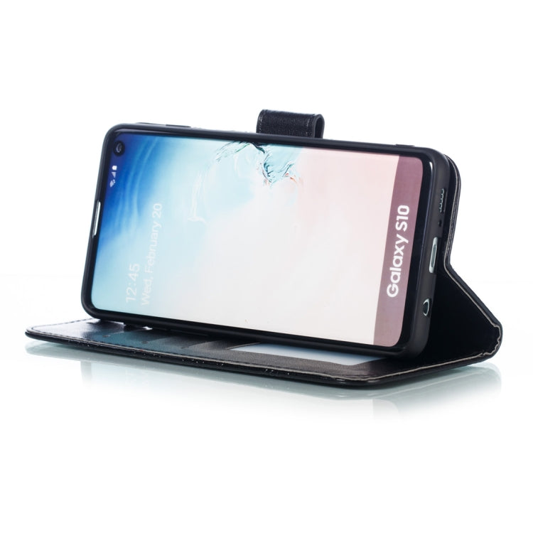 Mandala Embossing Pattern Horizontal Flip Leather Case for Galaxy S10+, with Holder & Card Slots & Wallet & Photo Frame