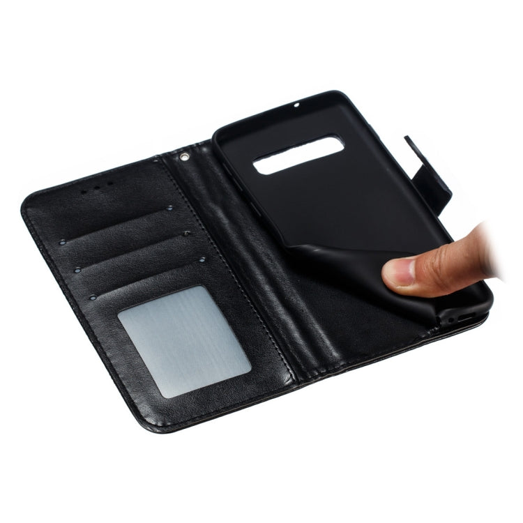 Mandala Embossing Pattern Horizontal Flip Leather Case for Galaxy S10+, with Holder & Card Slots & Wallet & Photo Frame