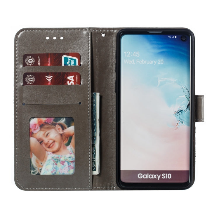 Mandala Embossing Pattern Horizontal Flip Leather Case for Galaxy S10+, with Holder & Card Slots & Wallet & Photo Frame