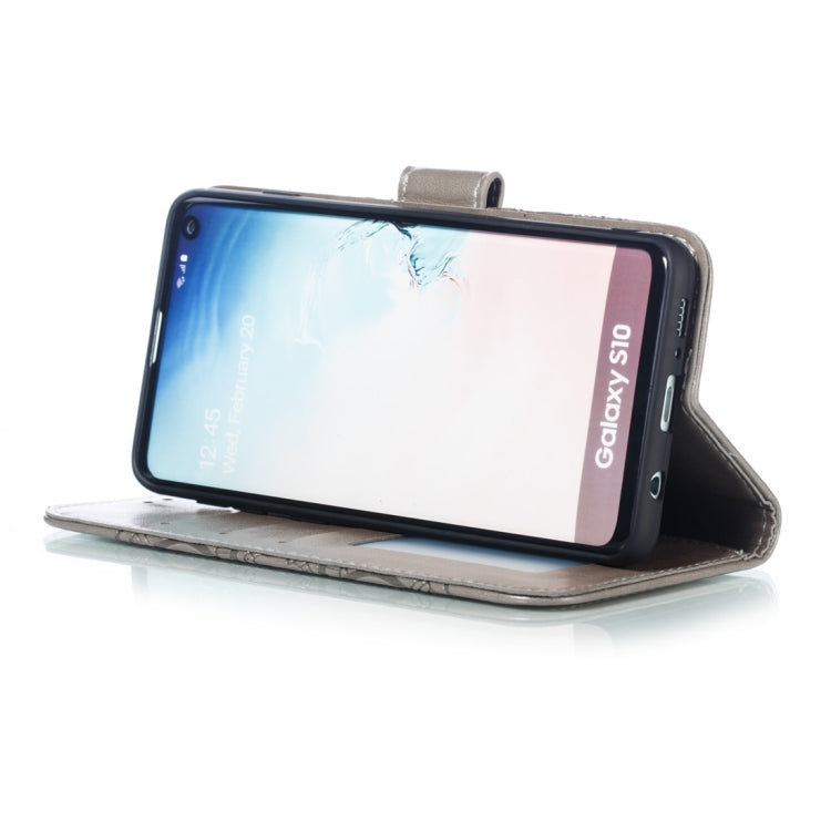 Mandala Embossing Pattern Horizontal Flip Leather Case for Galaxy S10+, with Holder & Card Slots & Wallet & Photo Frame