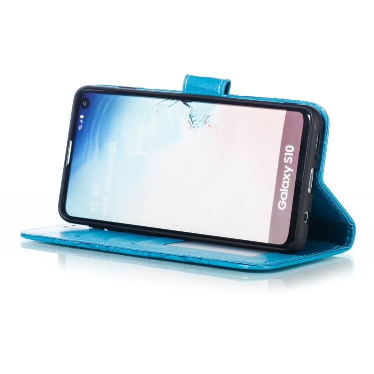 Mandala Embossing Pattern Horizontal Flip Leather Case for Galaxy S10+, with Holder & Card Slots & Wallet & Photo Frame
