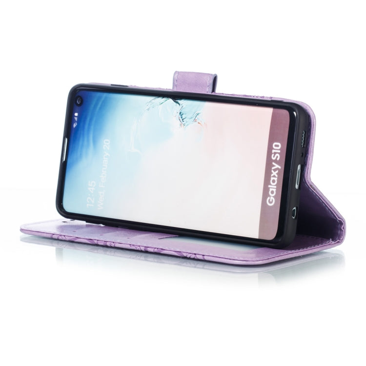 Mandala Embossing Pattern Horizontal Flip Leather Case for Galaxy S10+, with Holder & Card Slots & Wallet & Photo Frame