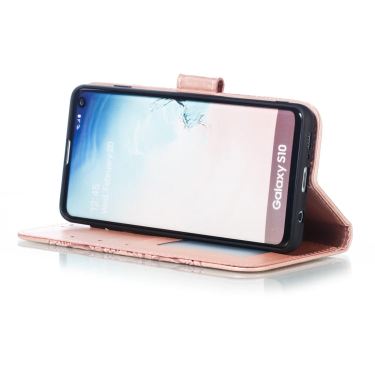 Mandala Embossing Pattern Horizontal Flip Leather Case for Galaxy S10+, with Holder & Card Slots & Wallet & Photo Frame