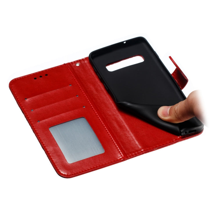 Mandala Embossing Pattern Horizontal Flip Leather Case for Galaxy S10+, with Holder & Card Slots & Wallet & Photo Frame